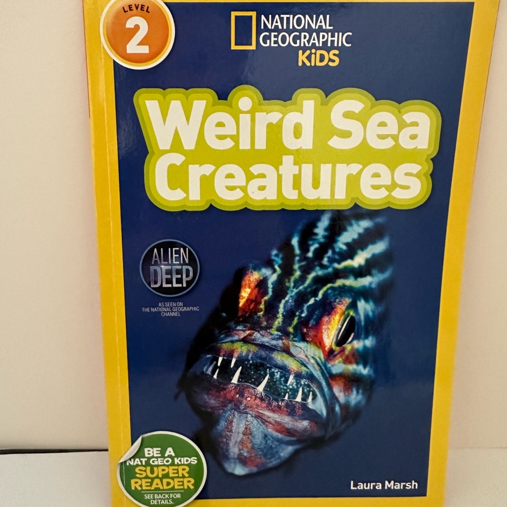 National Geographic Kids Weird Sea Creatures Book NWT